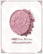 Flower Knows Strawberry Rococo Series Embossed Blush 02 Pure Rhyme