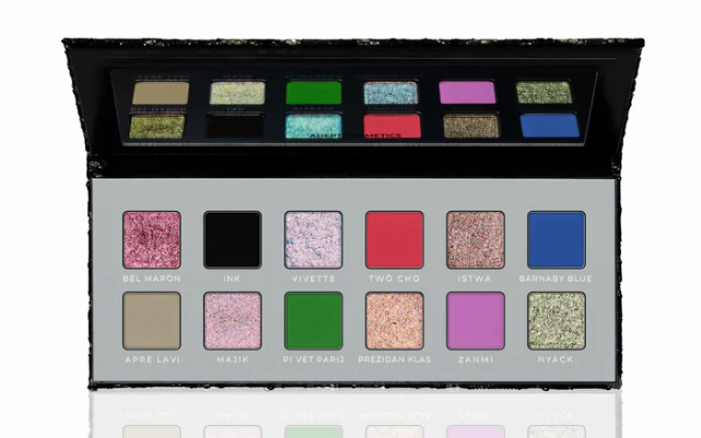 Adept Cosmetics Eyeshadow And Pressed Pigment Palette Vivette Ingredients 15g