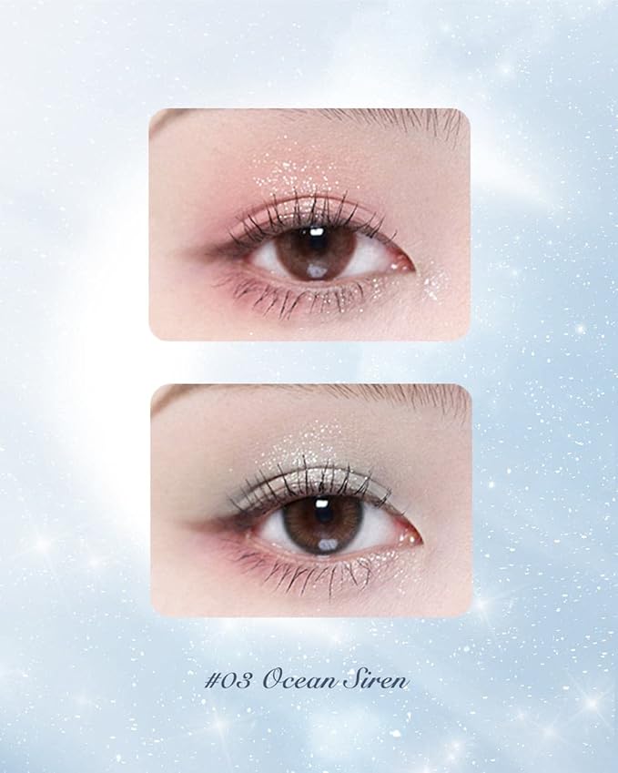 Flower Knows Moonlight Mermaid Five-Color Jewelry Eyeshadow Palette 6.3g (03 Ocean Siren)