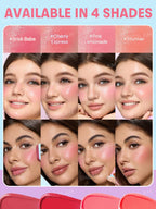 SHE GLAM Glass Glow Blush Stick-Cherry Express 15g