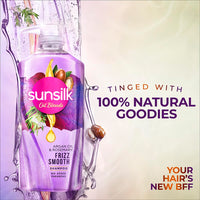 Sunsilk Argan Oil & Rosemary Frizz Smooth Oil Blends Shampoo | for Frizzy Hair | with No Added Parabens 700ml