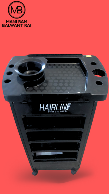 Harline Professional Salon Trolley for Hair Stylists | Professional Trolleys for Salons and Parlours
