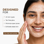 Oshea Herbals Radiance D-Tan Face Scrub 120g