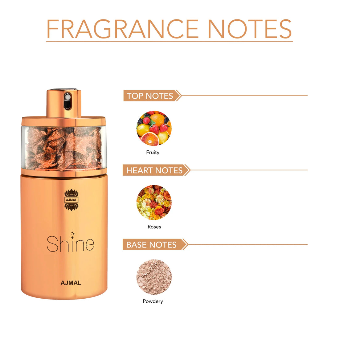 Ajmal SHINE Perfume 75ML for Women