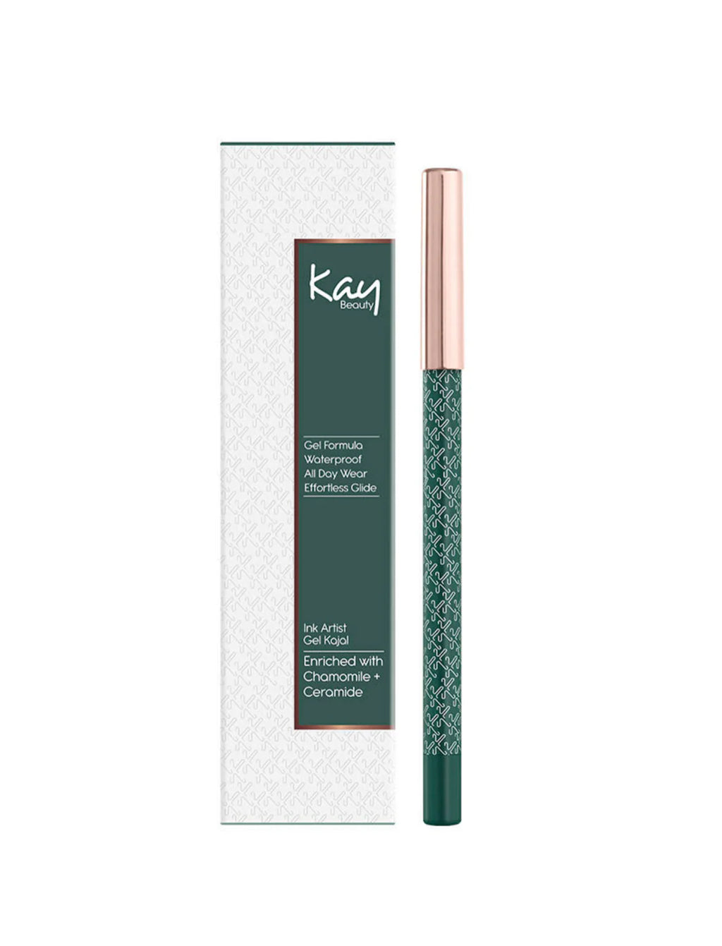 Kay Beauty Gel Formula Waterproof All Day Wear Effortless Glide Ink Artist Gel Kajal 1.2gm