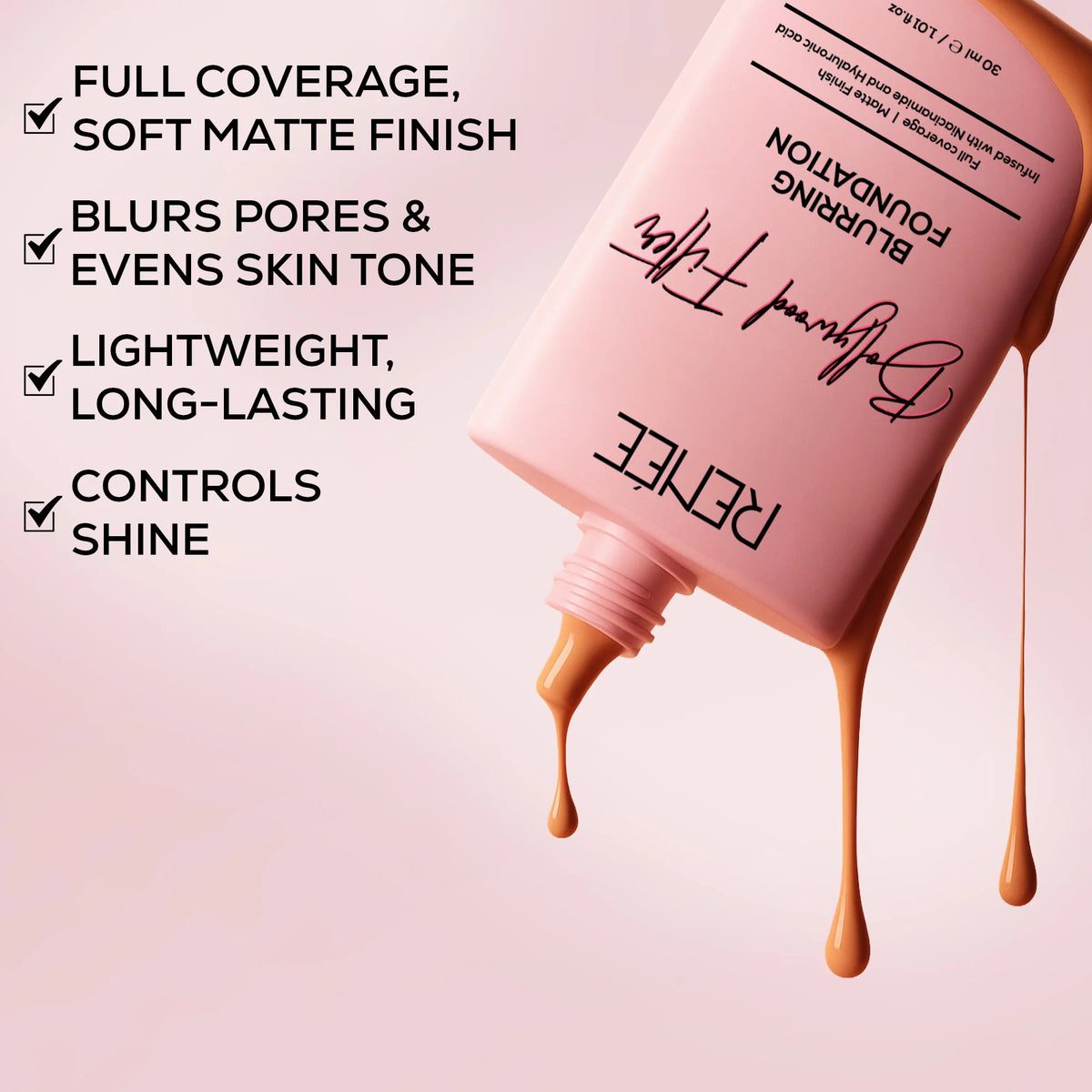 RENEE Bollywood Filter Blurring Matte Finish Liquid Foundation 30ml