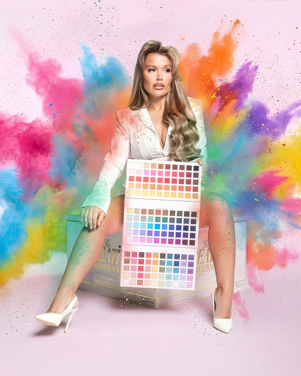 PLOUISE The Creative Comeback This One Is Personal 150 Pan Ranibow Palette Eyeshadow Palette