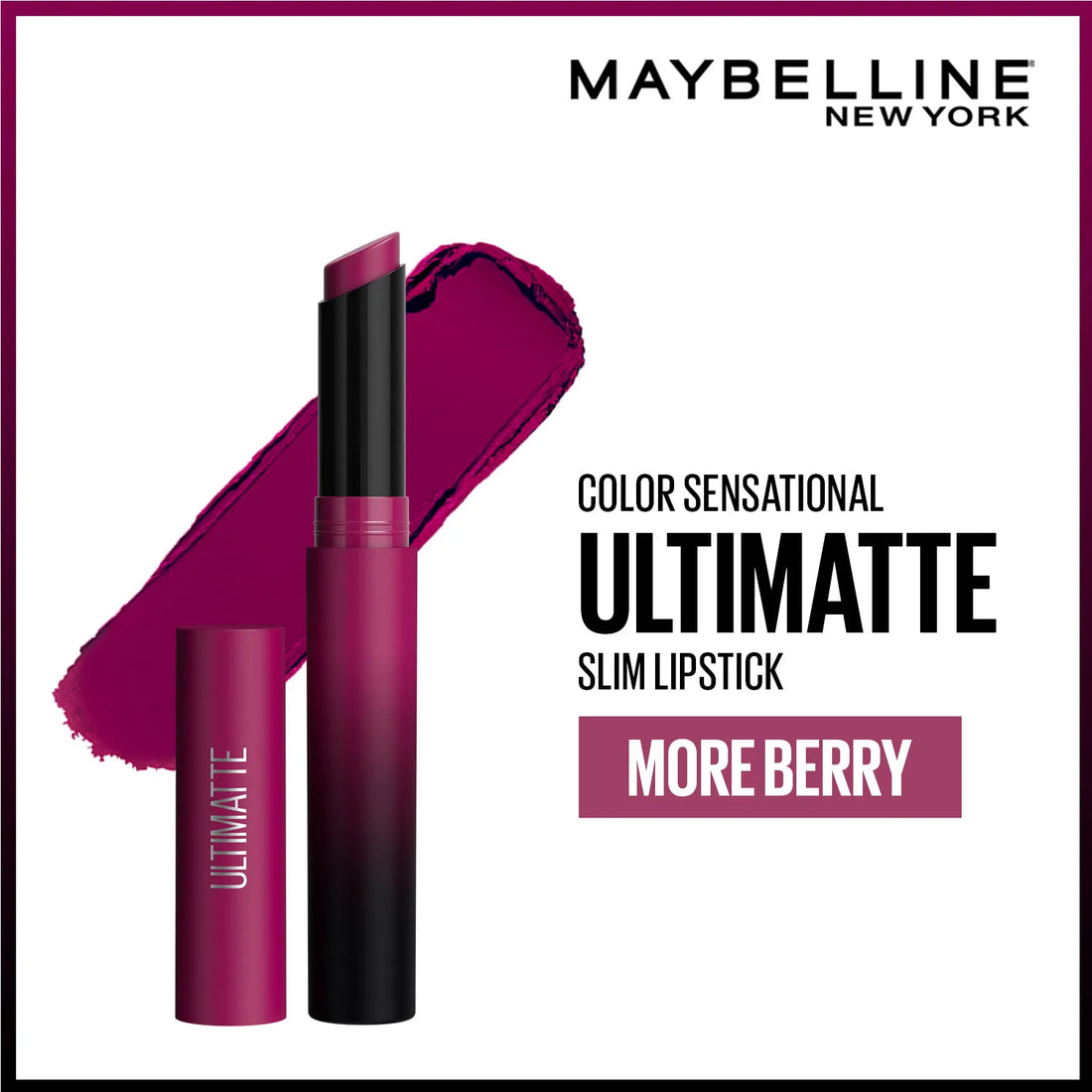 Maybelline New York Colour Sensational Ultimatte Lipstick Highly Pigmented Lightweight Formula 1.7gm