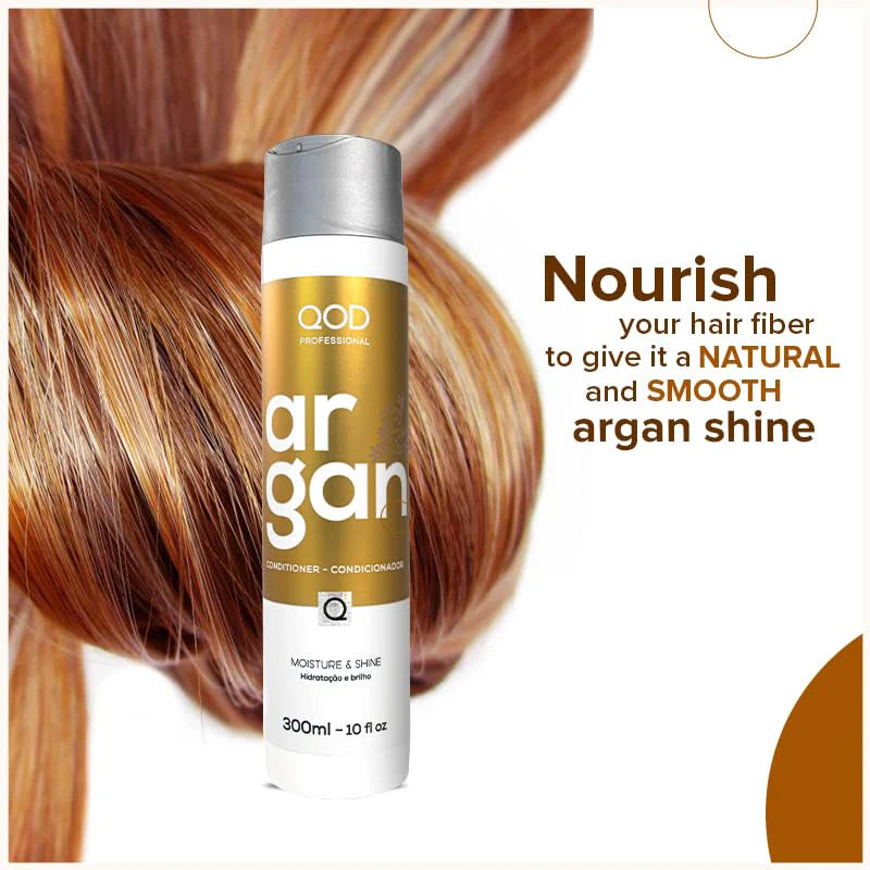 QOD Professional Argan Conditioner 1000Ml | Sulphate Free | Moisture & Shine