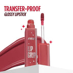 Nykaa Lip Grip No-Transfer Gloss Intense Shine Liquid Lipstick Gloss Intense Shine Liquid Lipstick 2ml