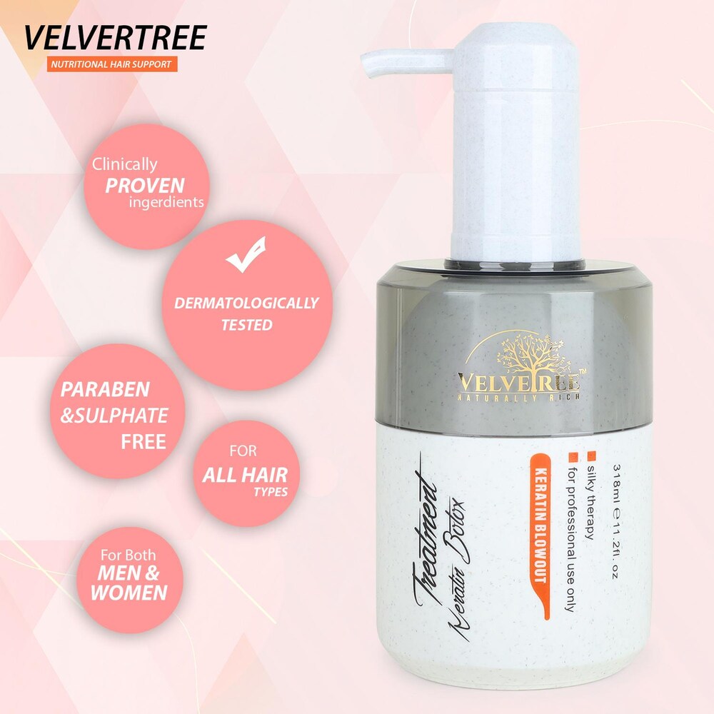 Velvetree Keratin Treatment Blowout Botox 318ml