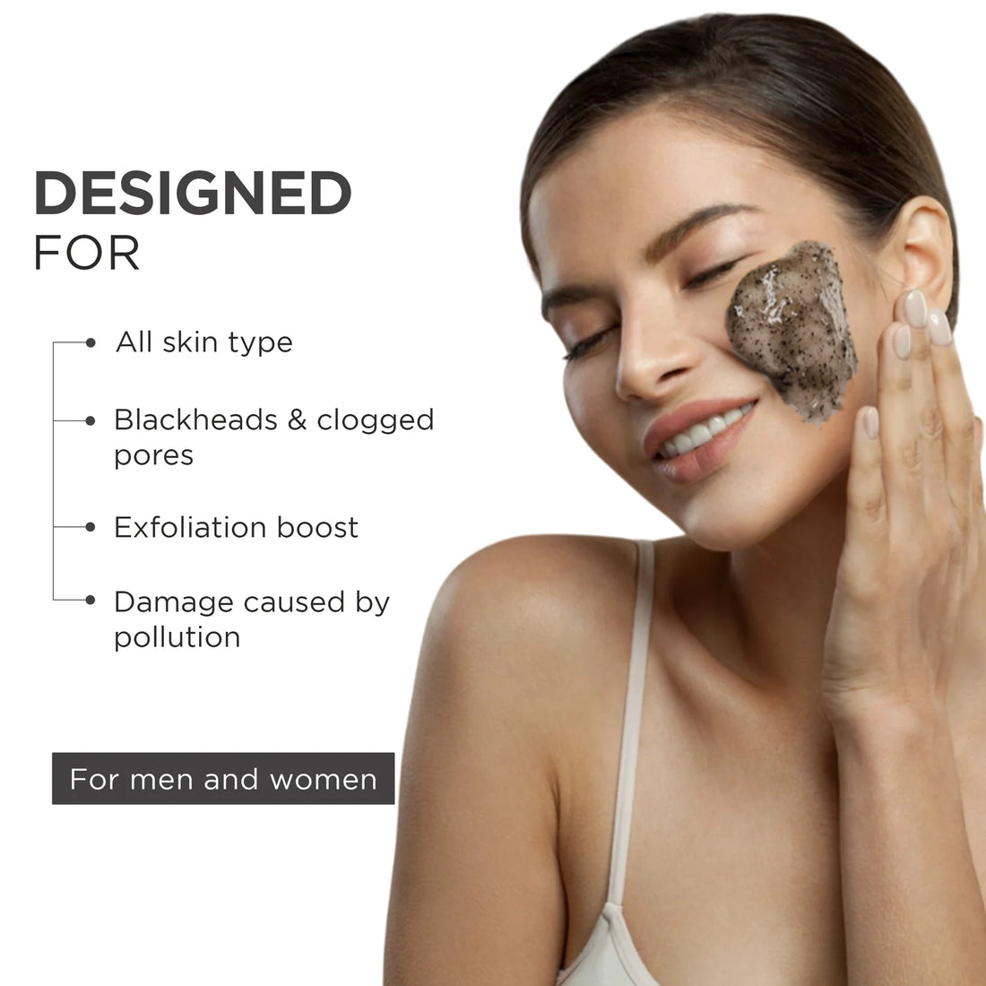 Oshea Herbals Activated Charcoal Face Scrub 120g