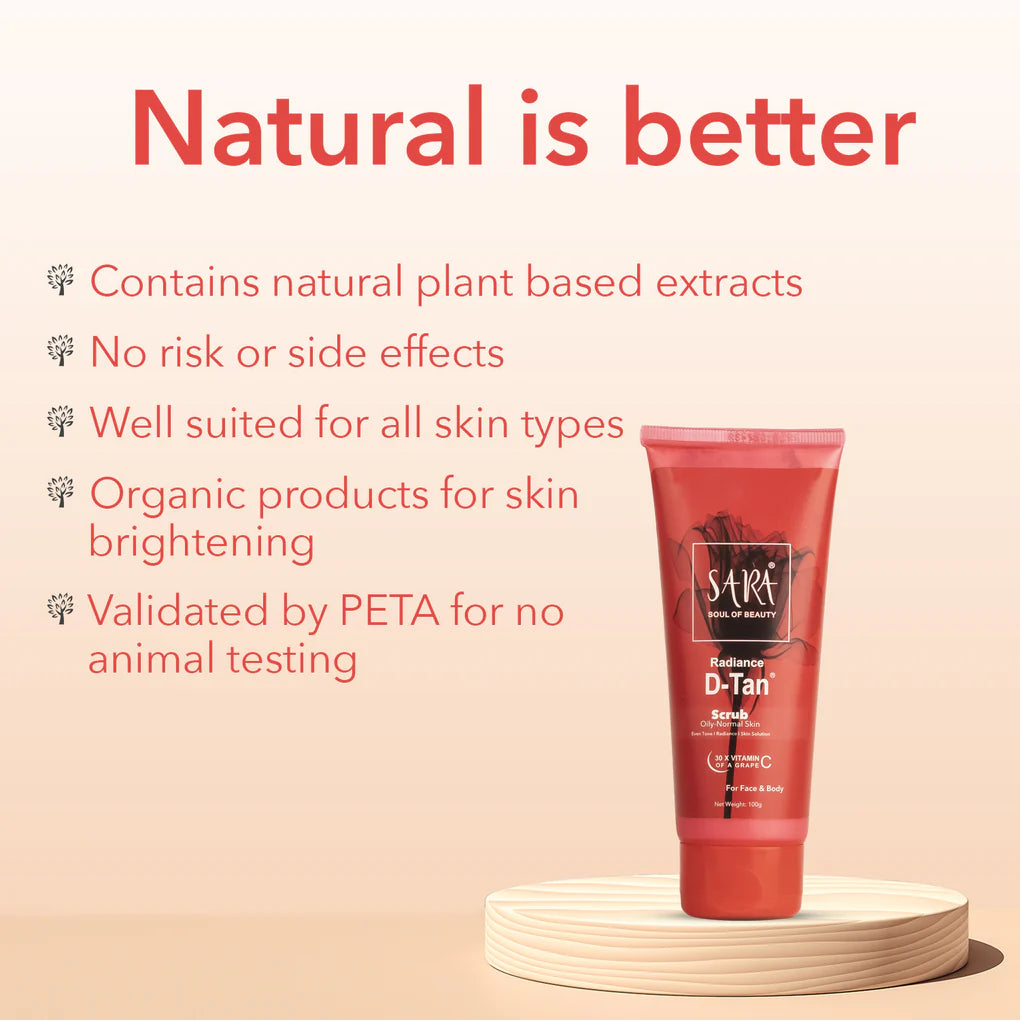 SARA Radiance D-TAN® Scrub 100g