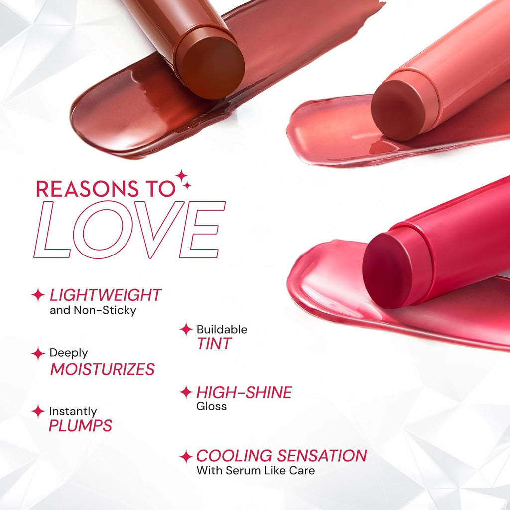 SUGAR Cosmetics Glide Peptide Plumping Gloss Stick with Collagen & Ceramides | Instantly Pumps | 2.7g