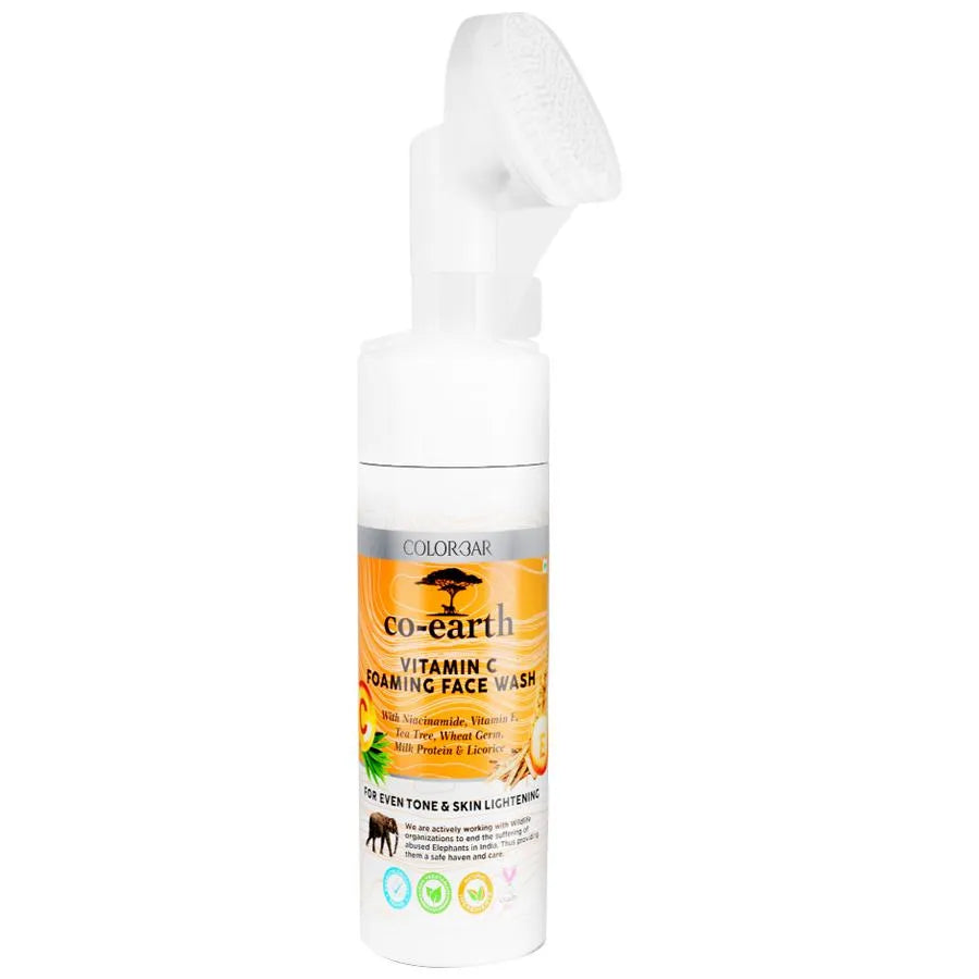 ColorBar Co-Earth Vitamin C Foaming Face Wash For Even Tone & Skin Lightening 150ml