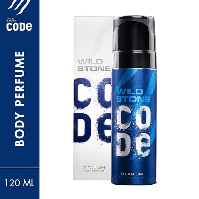 Wild Stone CODE Titanium Long Lasting No Gas Perfume Body Spray For Men 120ml