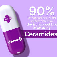The Derma co 1% Ceramide Complex Lip Balm with Ceramides & Vitamin E, SPF 30 PA++ for Dry & Chapped Lips - 4g
