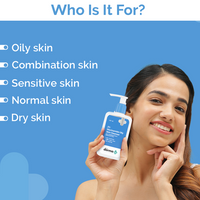 The Derma co 2% Niacinamide Oily Skin Cleanser for Sensitive, Oily & Combination Skin 125 ml Non-Irritant | 100% Soap-Free | Non-Drying 125ml