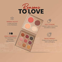 MARS The City Paradise Makeup Kit | Highly Pigmented and Blendable | 9 Eyeshadow Palette with 1 Highlighter, Blusher, Bronzer & Compact Powder each (16.0 gm) (08-Ahmedabad)