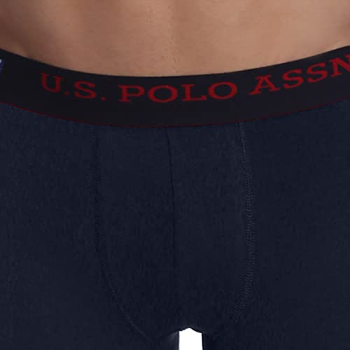 U.S. POLO ASSN. Mens Numeric Print Cotton Stretch I015 Trunks (Pack of 1)