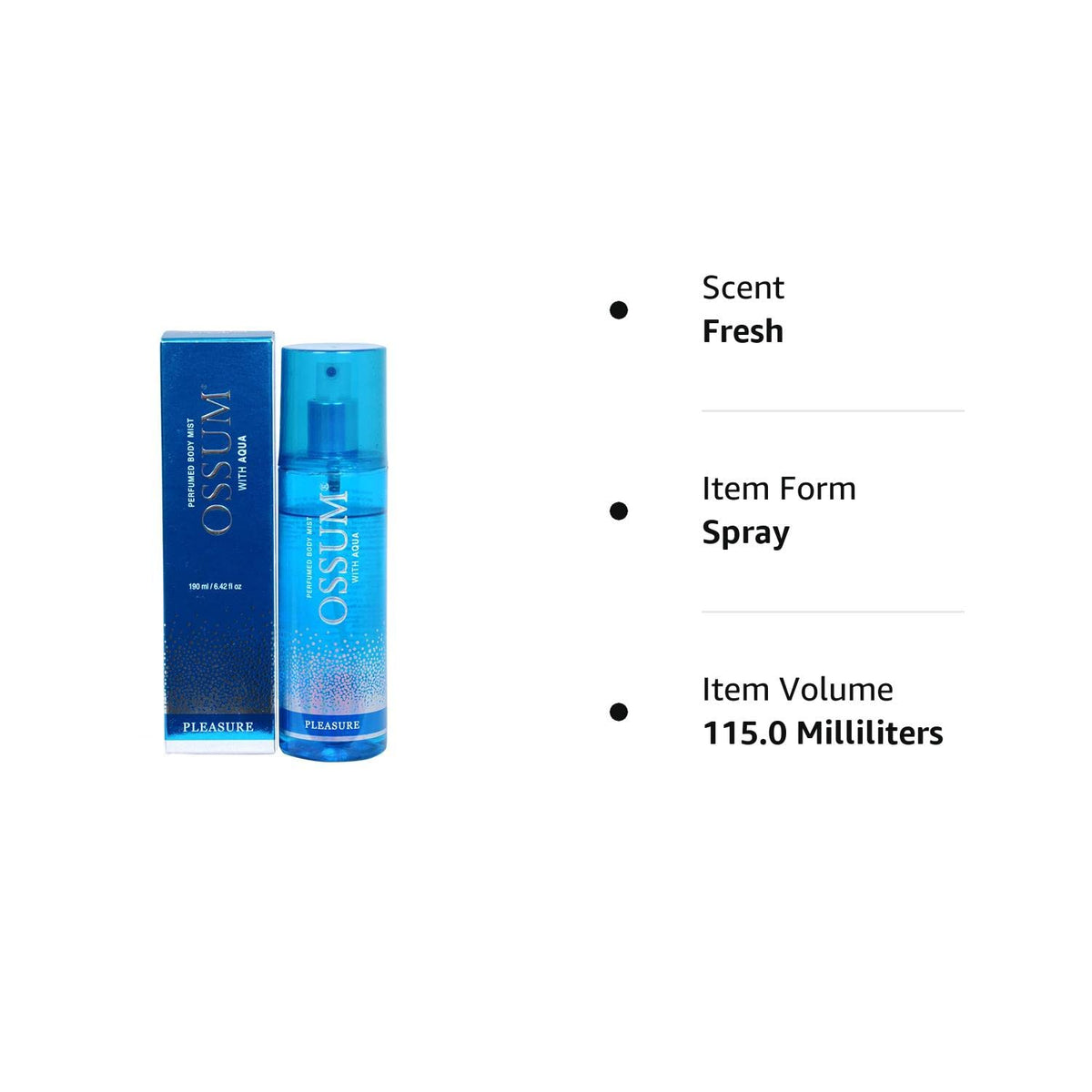Ossum Pleasure Perfume Body Mist 115ml