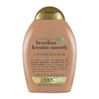 OGX Ever Straightening + Brazilian Keratin Therapy Hair-Smoothing Conditioner with Coconut Oil, Cocoa Butter & Avocado Oil, Paraben-Free, Sulfate-Free Surfactants, 385ml