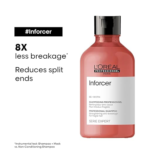 L'Oréal Professionnel Serie Expert Inforcer Shampoo 300 Ml, For Reduced Hair Breakage