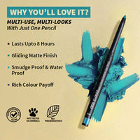 NYKAA GLAMOREYES COLOURED EYELINER SAPPHIRE 0.3G