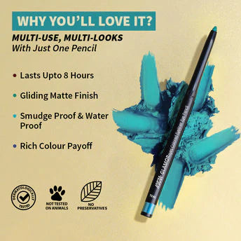 NYKAA GLAMOREYES COLOURED EYELINER SAPPHIRE 0.3G