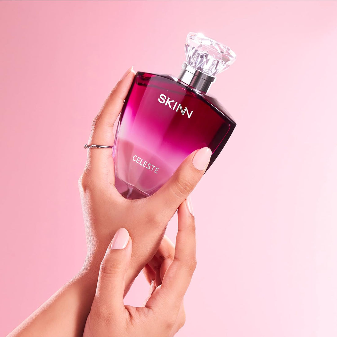 Skinn By Titan | Celeste Perfume - 100ml | Perfume For Woman | Gift for Women | Premium Fragrance | Grooming Essentials | Long Lasting Smell for Women |Floral, Fruity, Fresh | Eau De Parfum