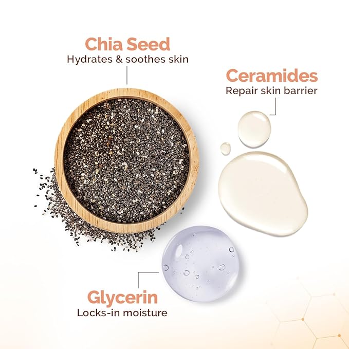 Mamaearth Chia Oil-Free Face Wash with Chia Seed & Ceramides 100ml