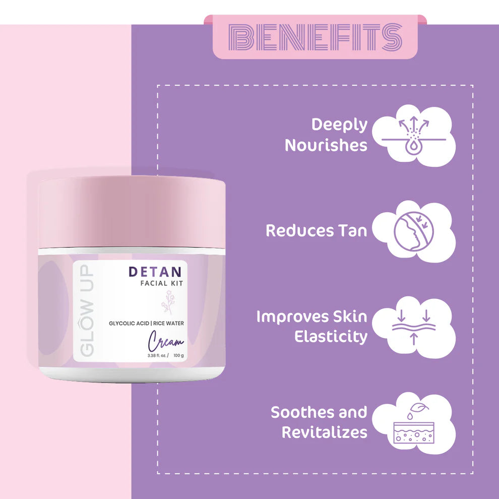 Glow Up DETAN CREAM - 100g
