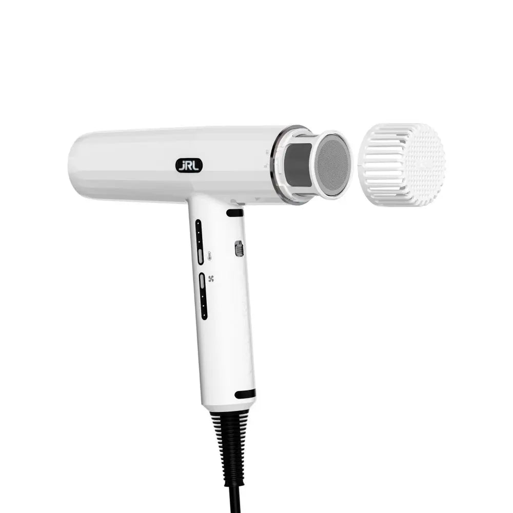 JRL PROFESSIONAL Forte Pro 2020H hair dryer set Hair dryer + 2 round brushes White