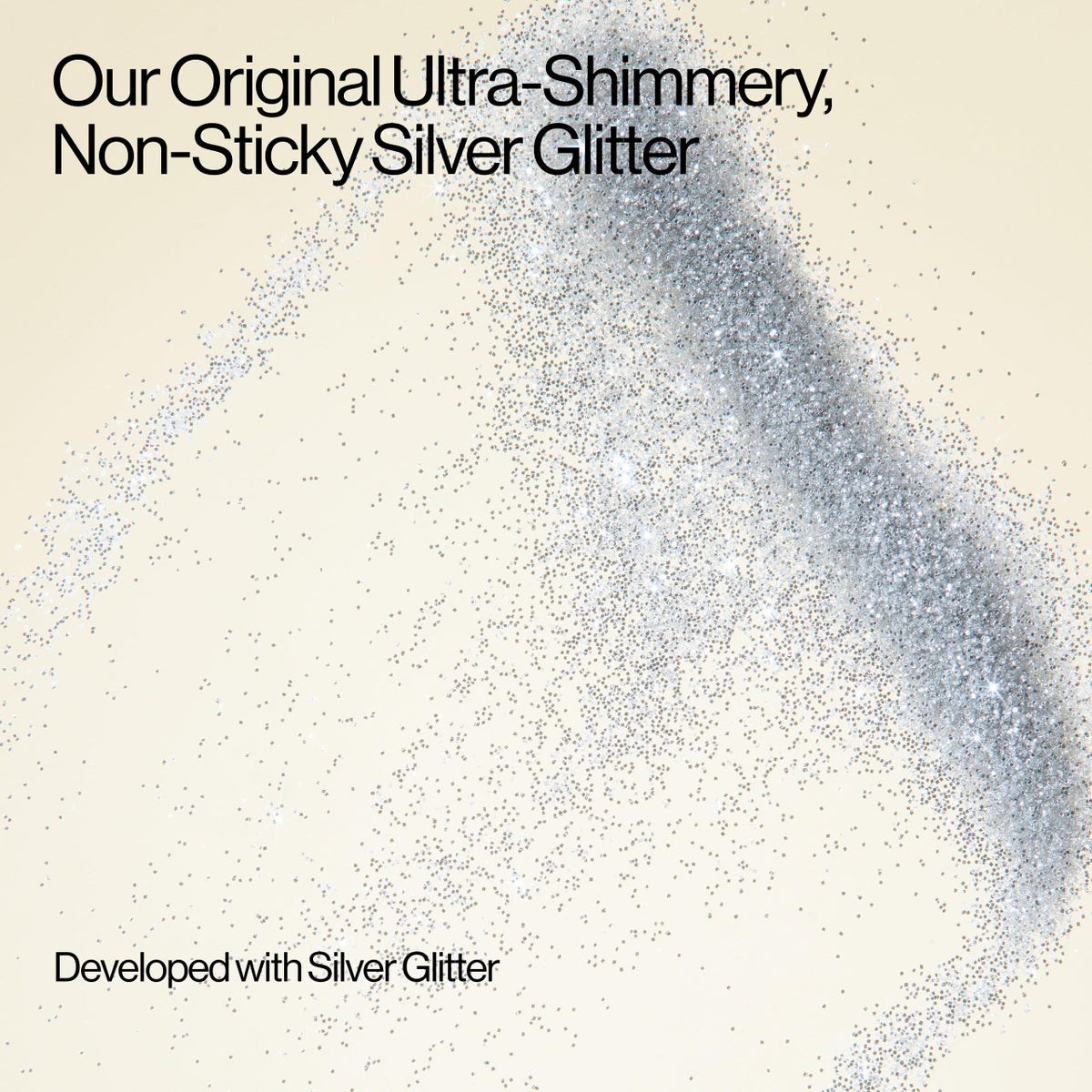 Eva NYC Kweeen Silver Hair and Body Glitter Spray - Our Original Ultra Shimmery Glitter New Look - Adds Shine + Non-Sticky - Quick Drying Sparkle Spray - Warm Vanilla Scent - 4.9 oz