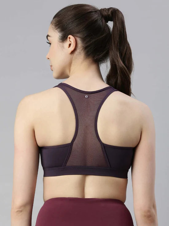Enamor SB11 High Impact Sports Bra - Padded • Wirefree • Front Zipper