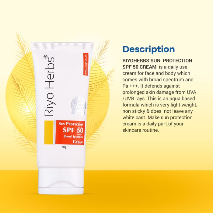 Riyo Herbs Sun Protection Spf-50 Cream 50g