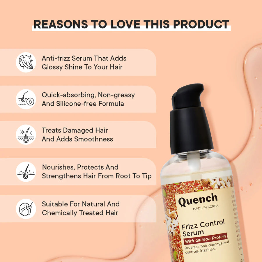 Quench Frizz Control Serum with Quinoa Protein - 100ml