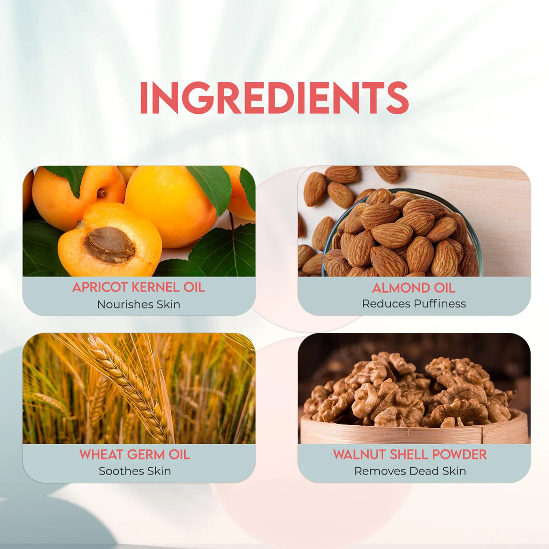 Jovees Apricot & Almond Face Scrub Infused With Wheatgerm Oil 100g