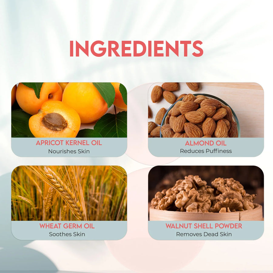 Jovees Apricot & Almond Face Scrub Infused With Wheatgerm Oil 100g