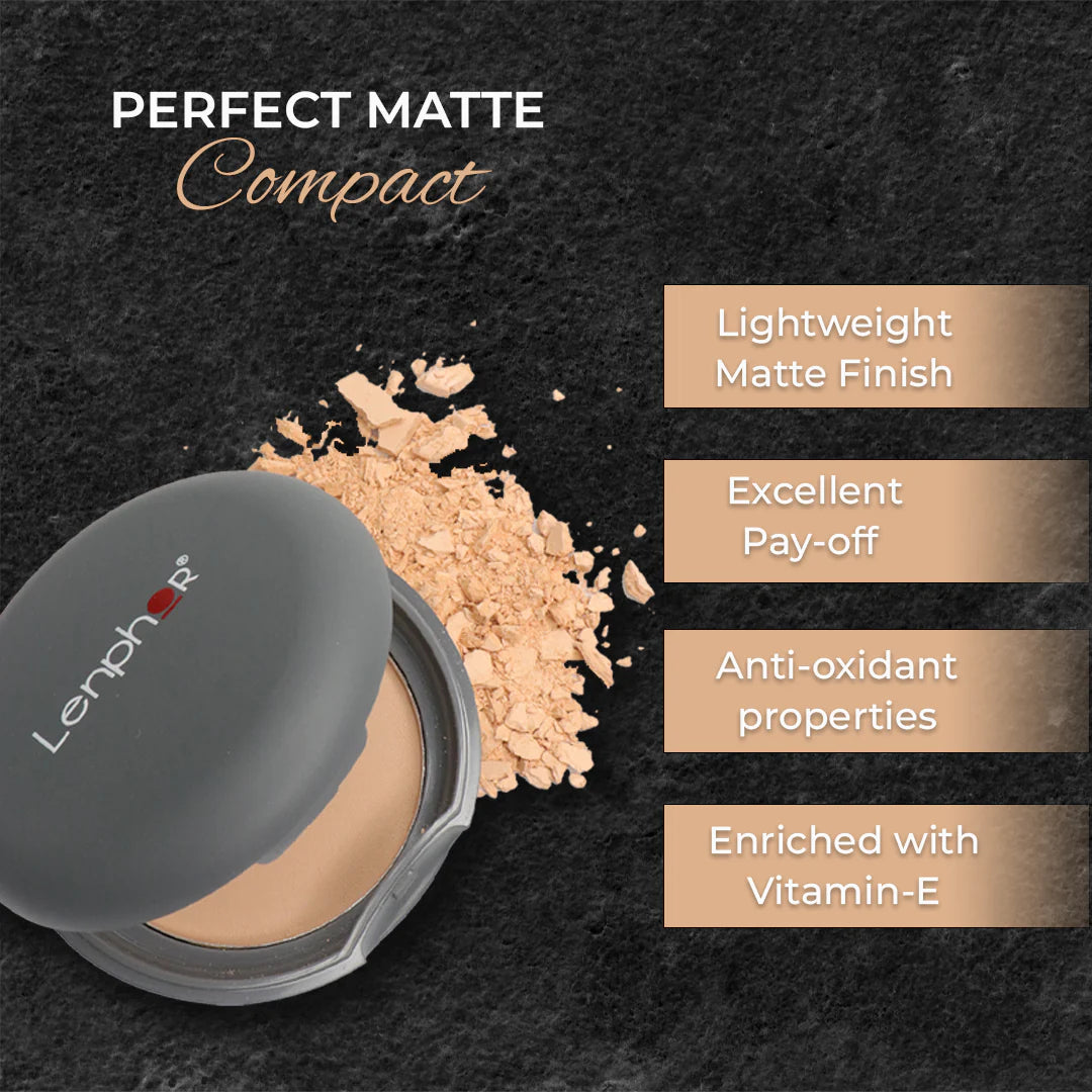 Lenphor Perfect Matte Compact 03 Natural 7.5g