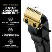 WAHL Professional Cordless Barber Combo™ The Ultimate Blending Clipper The Ultimate Cordless Trimmer