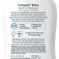 Cetaphil Baby Wash & Shampoo with Organic Calendula (400 ml)