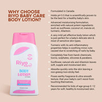 Riyo Herbs Baby Care Body Lotion Nourishes And Moisturises Makes Skin Soft & Smooth 200ml