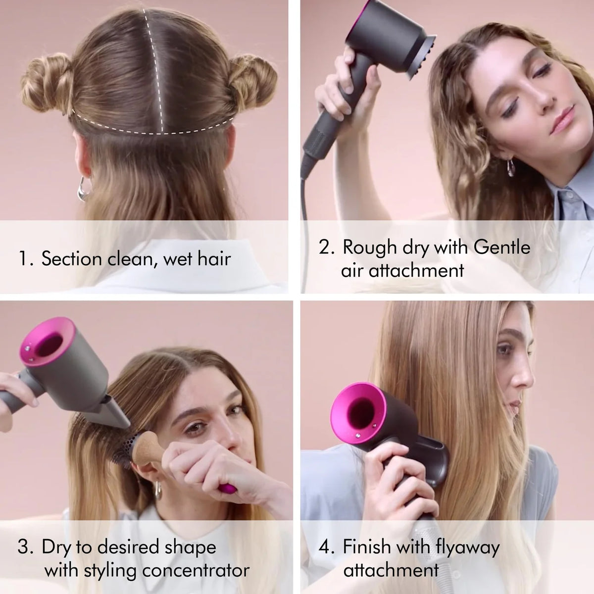 Dyson Supersonic™ Hair Dryer, Nickel/Copper HD08