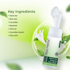 Riyo Herbs Green Tea Foaming Face Wash With Aloe Vera Cucumber & Clove Oil 150ml