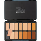 Kryolan Professional Makeup Digital Complexion Cream Foundation Palette 14 Colors