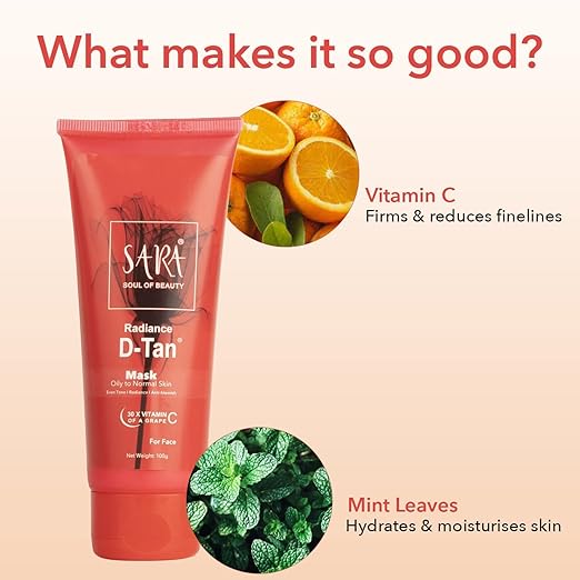 Sara Radiance D-Tan Mask 100g