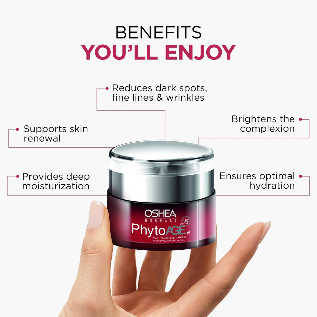 Oshea Herbals Phytoage Age Reversal Cream 50g