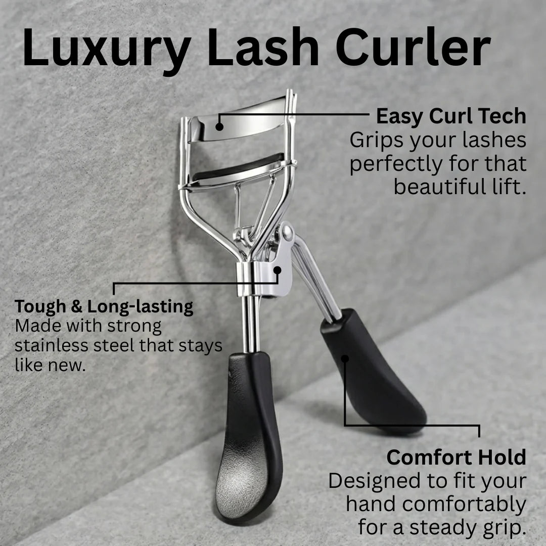 Glam Strokes By London Prime Professional Eyelash Curler - Premium Precision Tool