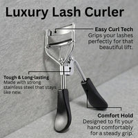 Glam Strokes By London Prime Professional Eyelash Curler - Premium Precision Tool